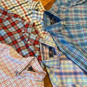 Lot of 5 Vinyard Vines dress shirts
